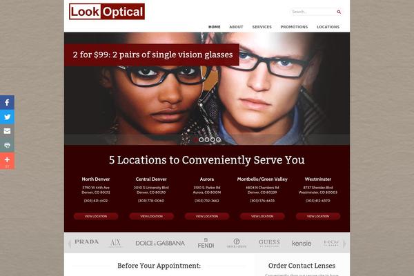Flex theme site design template sample
