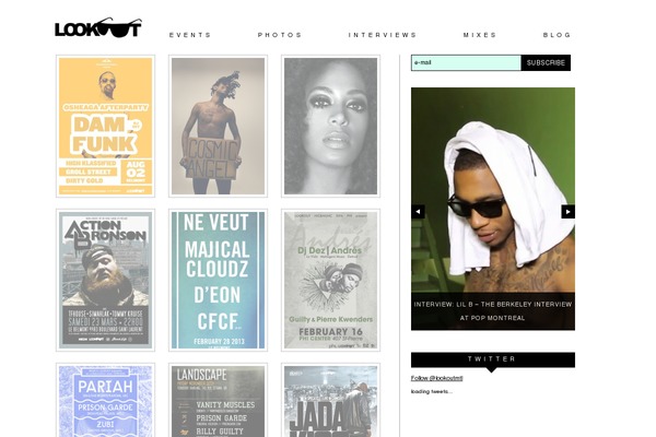 lookoutpresents.com site used Lookoutv3