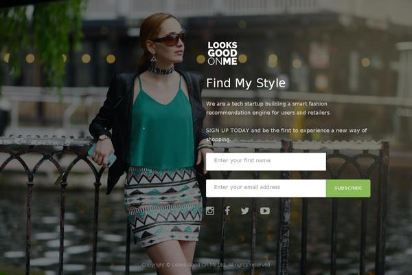 looksgoodonme.com site used Eos-v1.0.3