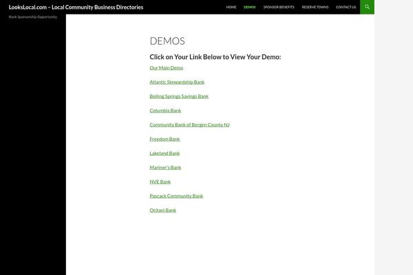 Twenty Fourteen theme site design template sample