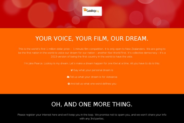 Bold theme site design template sample