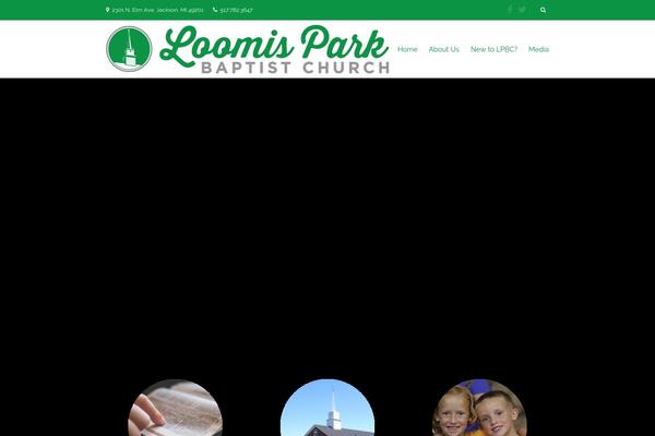 loomisparkbaptistchurch.com site used Business-company