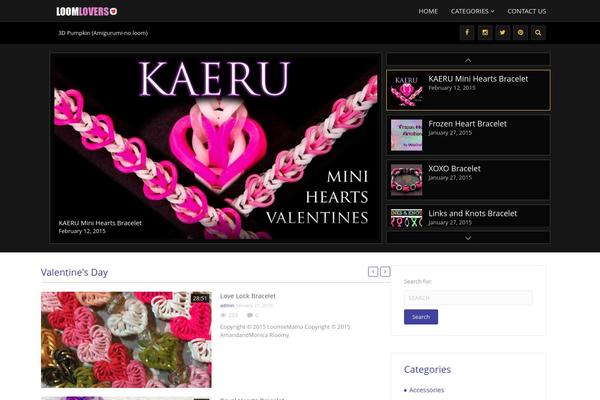 Truemag theme site design template sample
