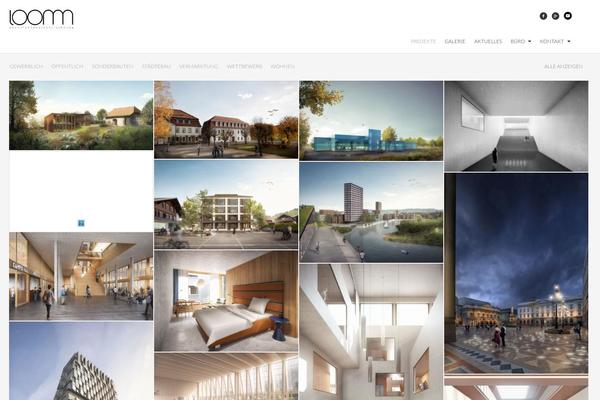 Studiofolio theme site design template sample