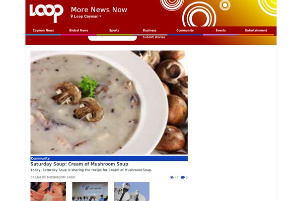 loopcayman.com site used Loop