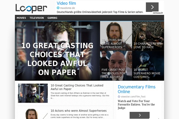 Unified theme site design template sample