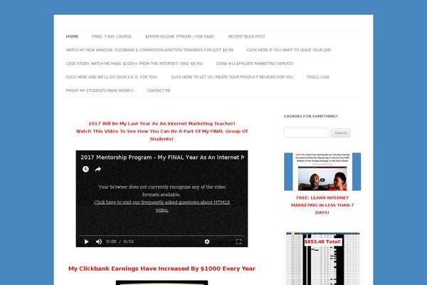 Site using Hana Flv Player plugin