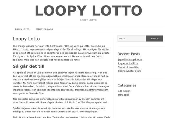 loopylotto.com site used Rupert