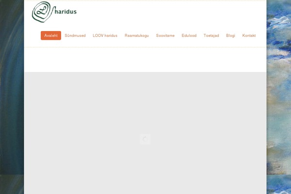 loovharidus.ee site used Kids Zone
