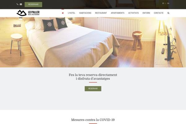 Leisure theme site design template sample