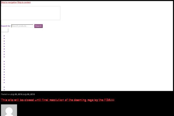 Site using Storefront Footer Bar plugin