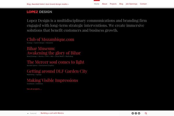 lopezdesign.com site used Lopez