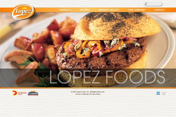 lopezfoods.com site used Lopez