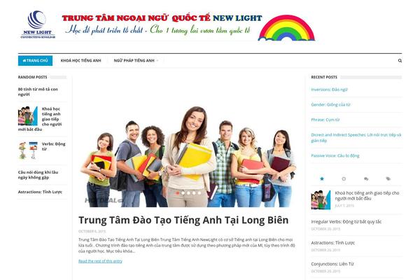 Sahifa theme site design template sample