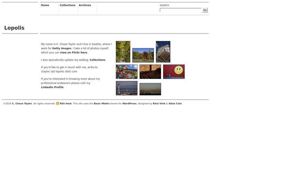 lopolis.com site used Basic Maths