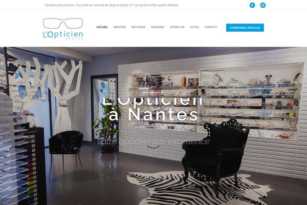 Optometry theme site design template sample