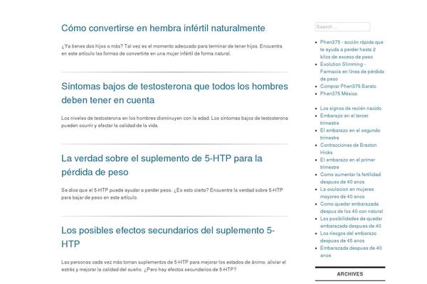 Tiga theme site design template sample