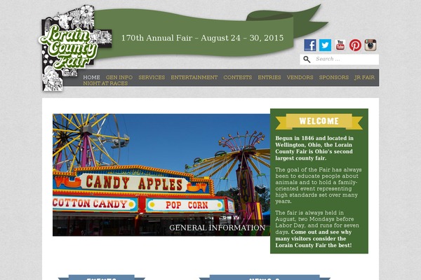 loraincountyfair.com site used Loraincountyfair
