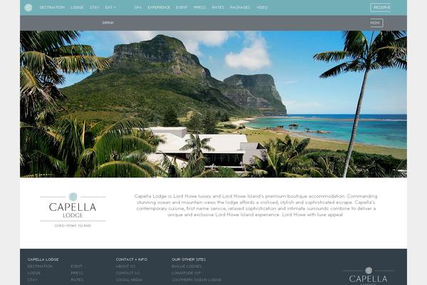 lordhowe.com site used Capellalodge