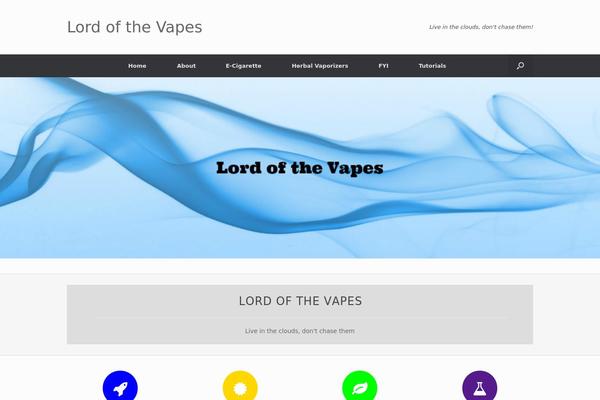 Vantage theme site design template sample