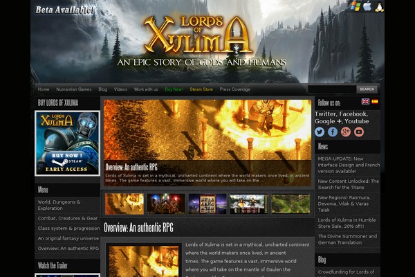 Astronova theme websites examples