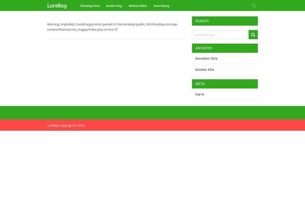 lorebay.com site used MagXP