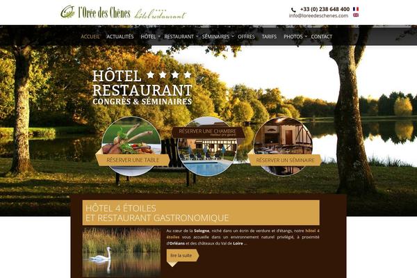 Cacoon theme site design template sample
