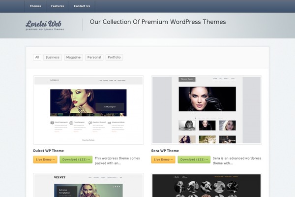 Site using Gridable plugin