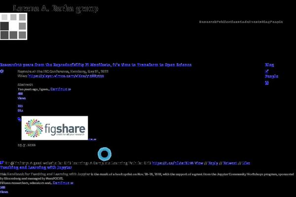 lorenabarba.com site used Spruce-theme