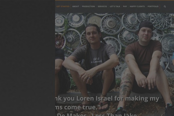 Alma theme site design template sample