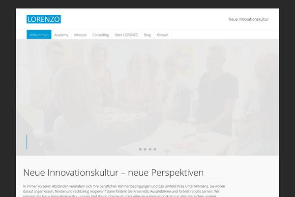 Highend theme site design template sample