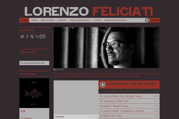 lorenzofeliciati.com site used Rarenoise