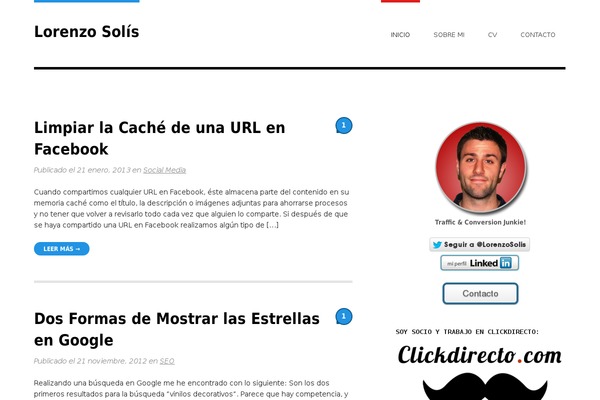 Site using CookiesControl (Spanish legislation) plugin