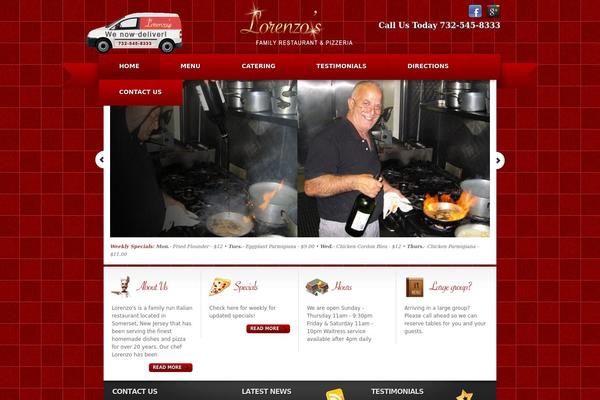 Italianrestaurant theme site design template sample
