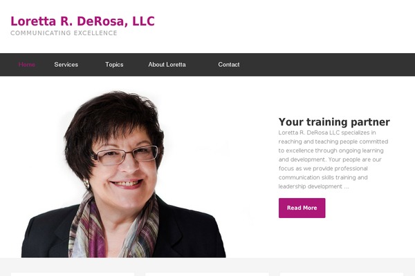 Enterprise Pro theme site design template sample