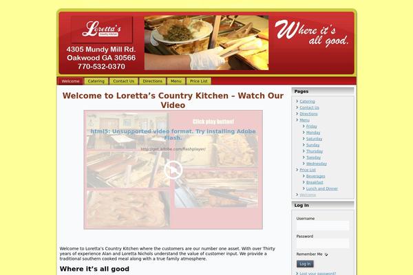 lorettascountrykitchen.com site used Lorettas1