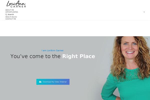 lorianngarner.com site used Healing Touch