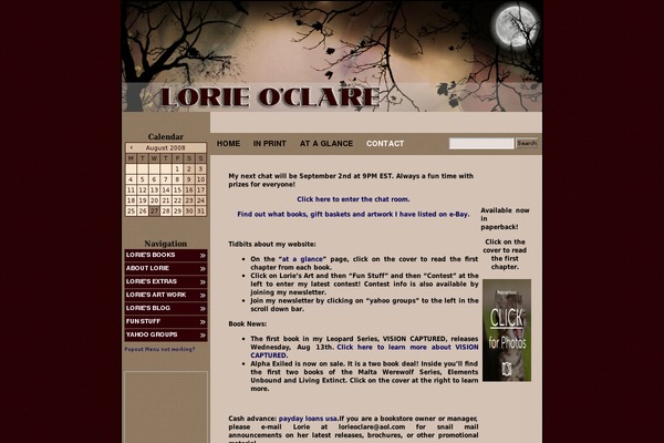 Site using Calendar plugin