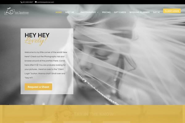 Site using ZenfolioPress plugin