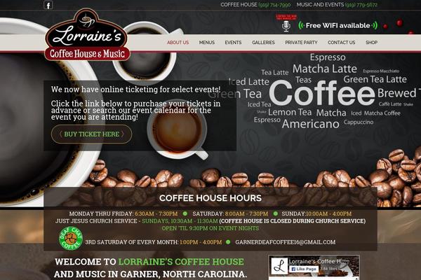 lorrainescoffeehouse.com site used Coffehouse