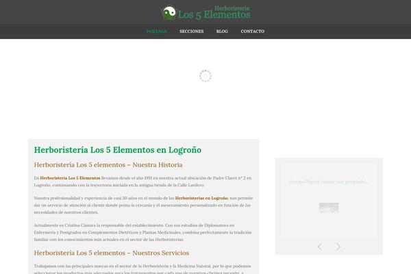 Spa theme site design template sample