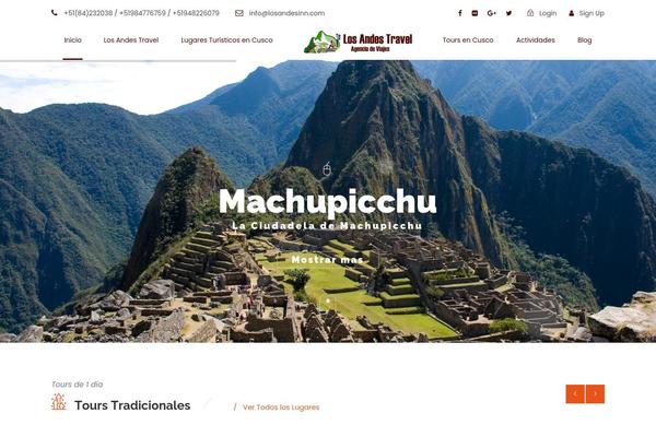TravelTour theme site design template sample