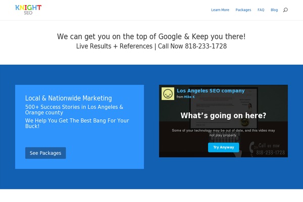 Site using Contact Form Maker plugin