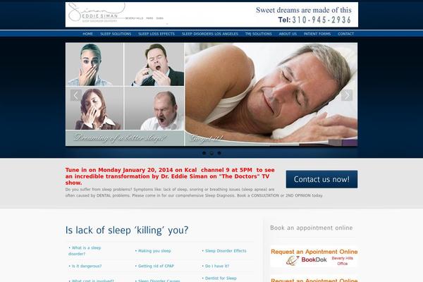inFocus theme site design template sample