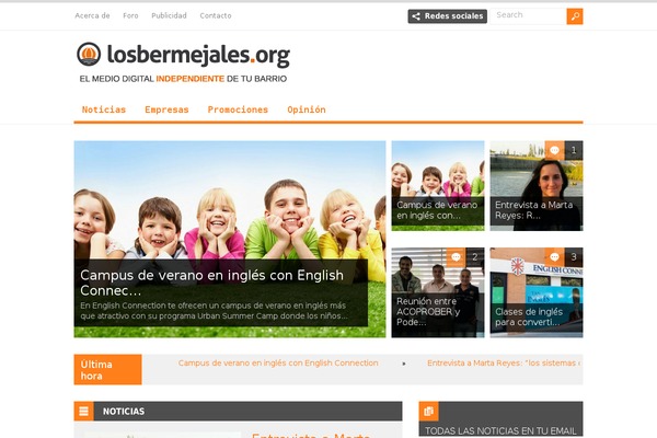 Spirit theme site design template sample