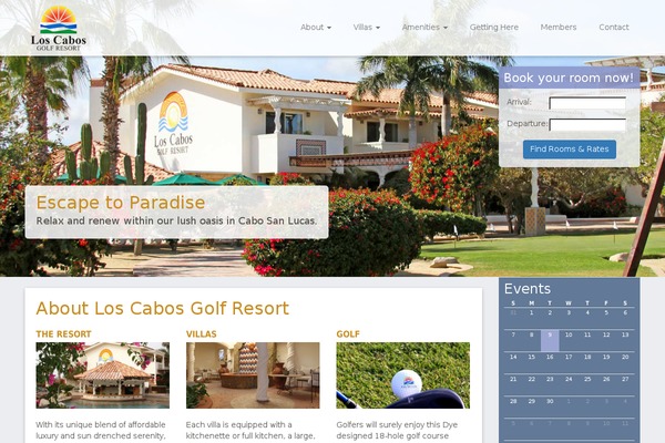 loscabosgolfresort.com site used Wp_aegean5-v1.5