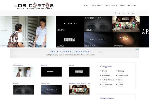Truemag theme site design template sample