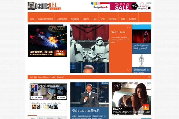 FlyingNews theme site design template sample