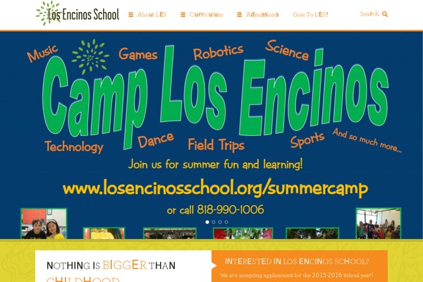 losencinosschool.org site used Kaboom
