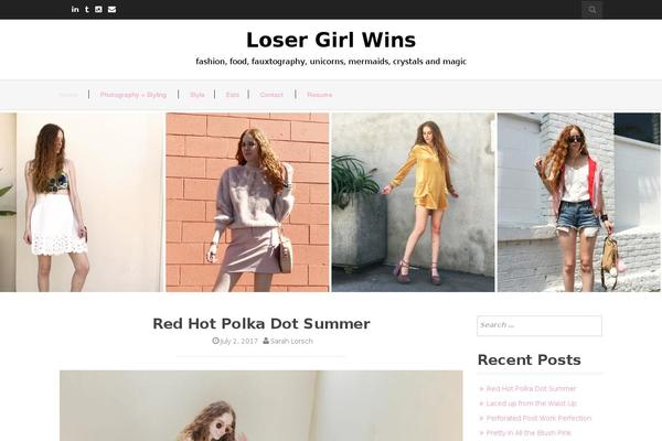 Flat White theme site design template sample